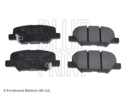Тормозные колодки дисковые, комплект Blue-print ADM542107