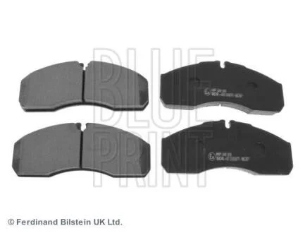 Тормозные колодки дисковые, комплект Blue-print ADN142147