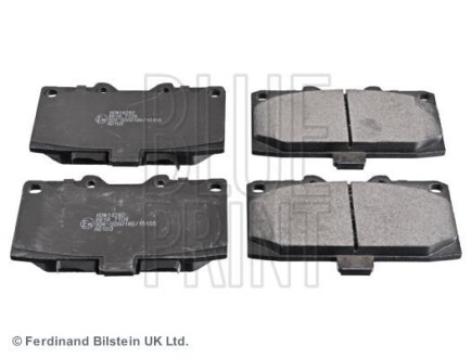 Тормозные колодки дисковые, комплект Blue-print ADN14280