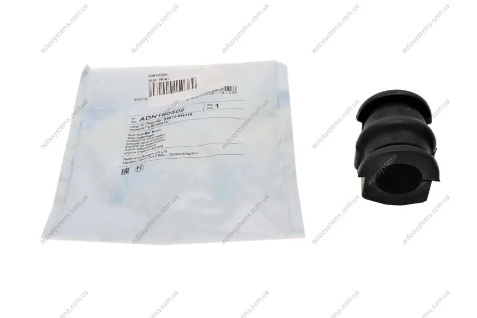 Втулка стабілізатора (переднього) Nissan X-Trail 01-08 (d=25mm) Blue-print ADN180509 (фото 1)