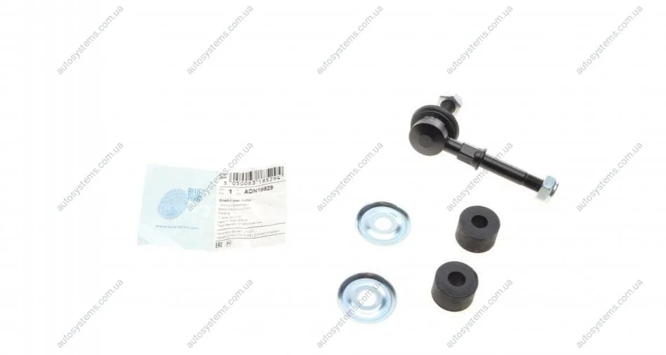 Тяга стабілізатора (переднього) Nissan Almera/Primera 95-00 (L=104.5mm) Blue-print ADN18529 (фото 1)