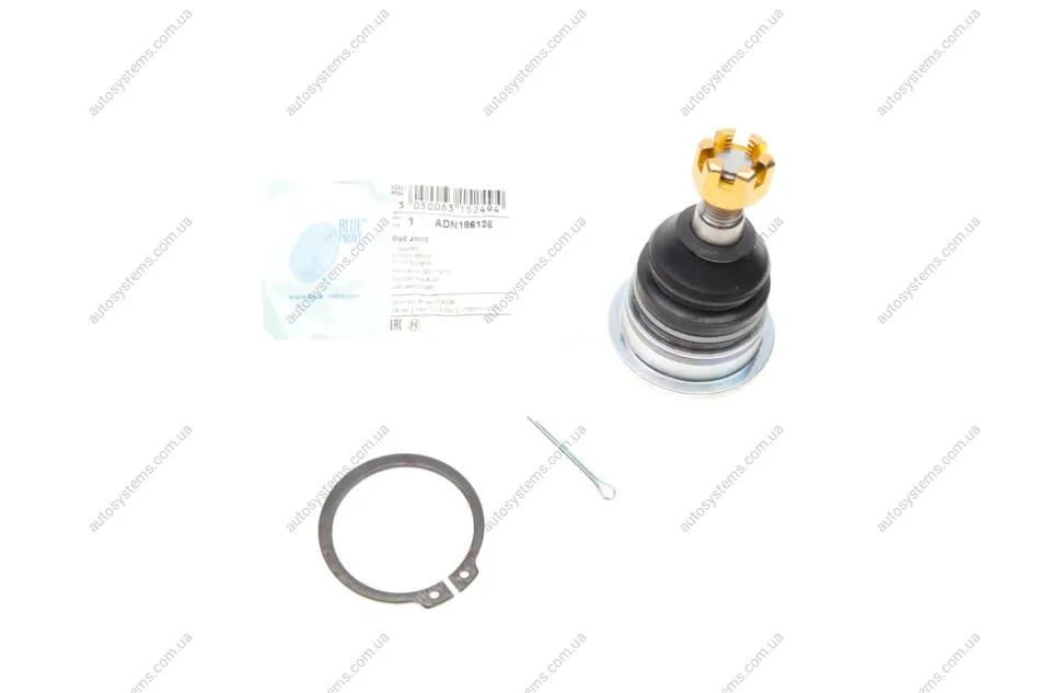 Опора кульова (передня/зверху) Nissan Navara/Pick Up 2.5dCi/D 97- Blue-print ADN186126 (фото 1)
