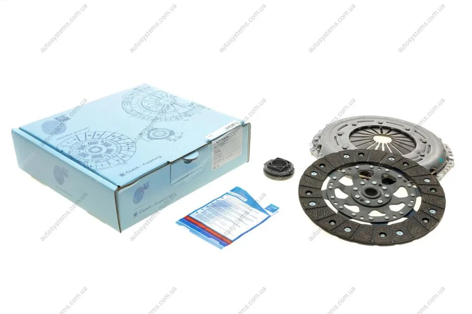 Комплект зчеплення Citroen Berlingo/Peugeot Partner 1.6HDI 10- (d=228mm) (+вижимний) (66/80kw) Blue-print ADP153044 (фото 1)