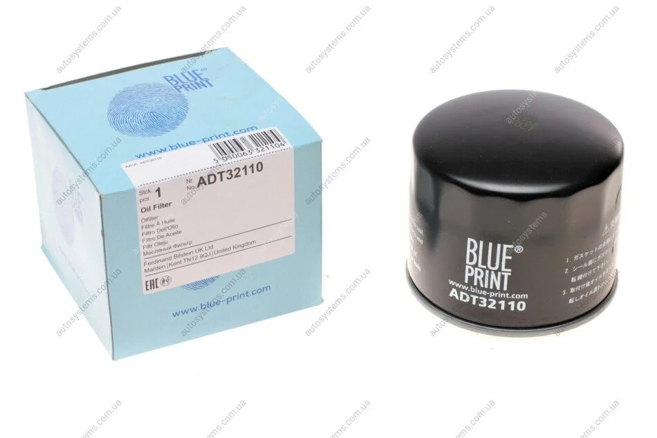 Фільтр масляний Blue-print ADT32110 (фото 1)