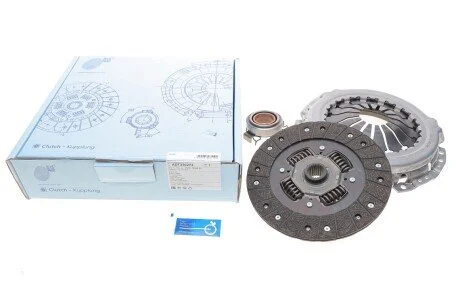 Комплект зчеплення Toyota Corolla 1.6 16V 05-14 (d=217mm) (+вижимний) Blue-print ADT330274