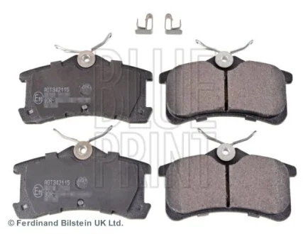 Тормозные колодки дисковые, комплект Blue-print ADT342115
