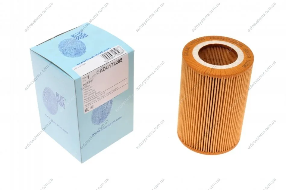 Фільтр повітряний Smart 0.6-0.7i 01-07 Blue-print ADU172205 (фото 1)