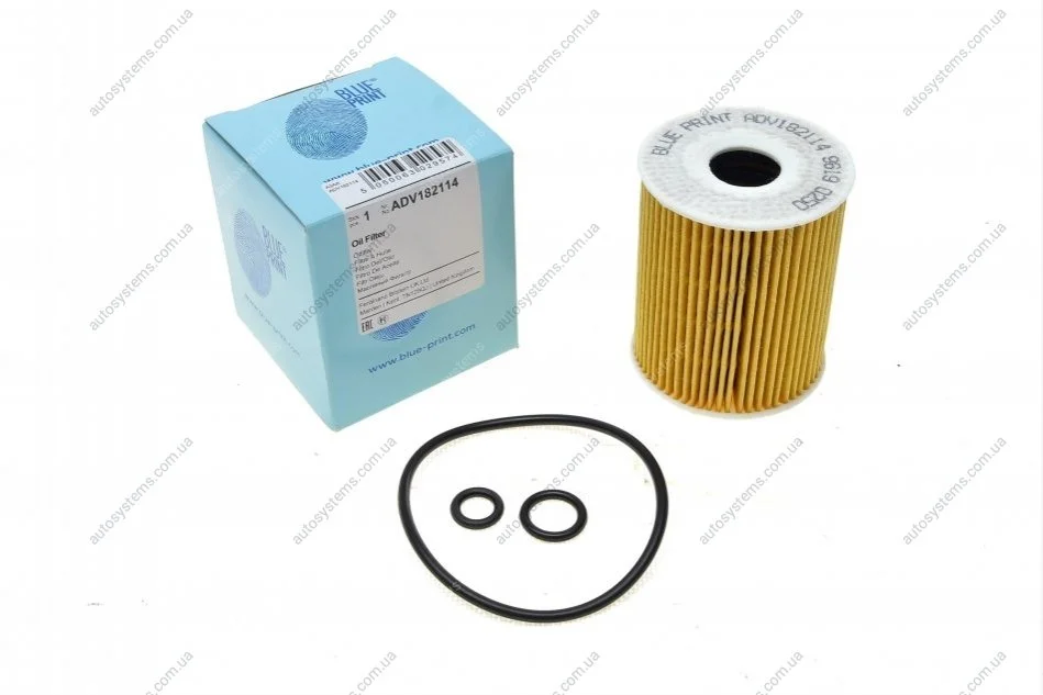 Фільтр масляний VW Polo 1.2TDI 09-/Seat Ibiza 1.2TDI 08-15/Skoda Fabia/Roomster 1.2TDI 06-14 Blue-print ADV182114 (фото 1)