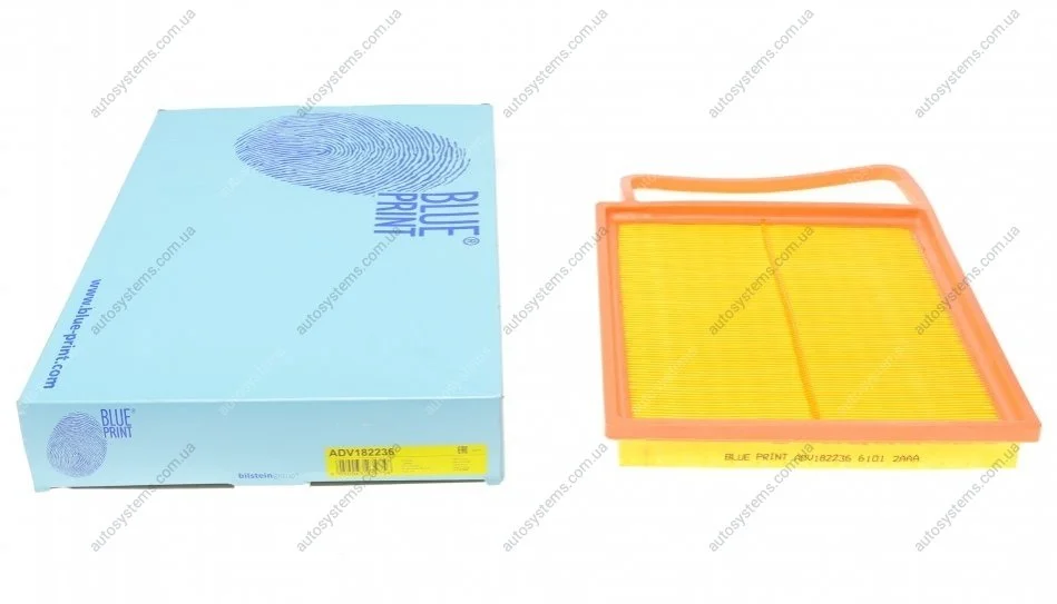 Фільтр повітряний Skoda Fabia/VW Polo 1.2i 02-07 Blue-print ADV182236 (фото 1)