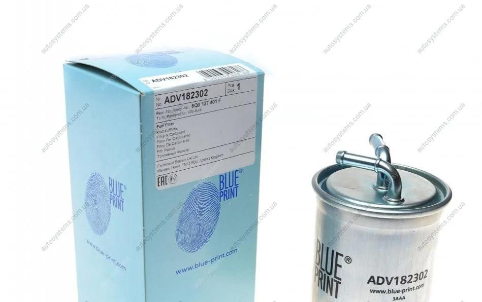 Фільтр паливний Skoda Fabia/Roomster/VW Polo 1.4/1.6TDI 05- Blue-print ADV182302 (фото 1)