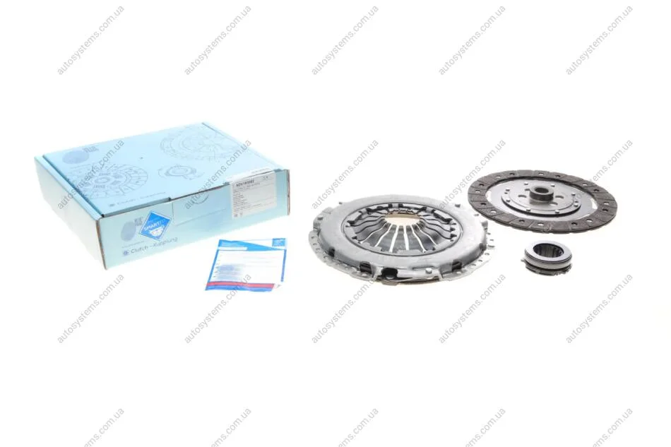 Комплект зчеплення VW Caddy III 1.9TDI 04-10 (77kw) (d=229mm) (+вижимний) Blue-print ADV183082 (фото 1)