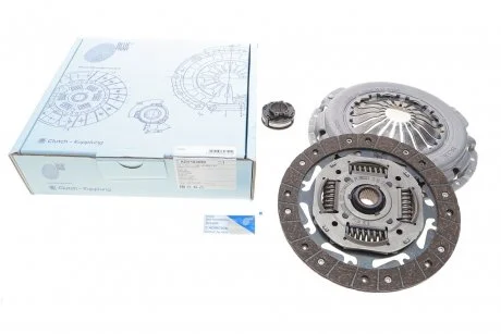 Комплект зчеплення Seat Ibiza 01-09/Skoda Fabia/Roomster 1.4TDI 99-15 (51kw)(d=221mm)(+вижимний) Blue-print ADV183090