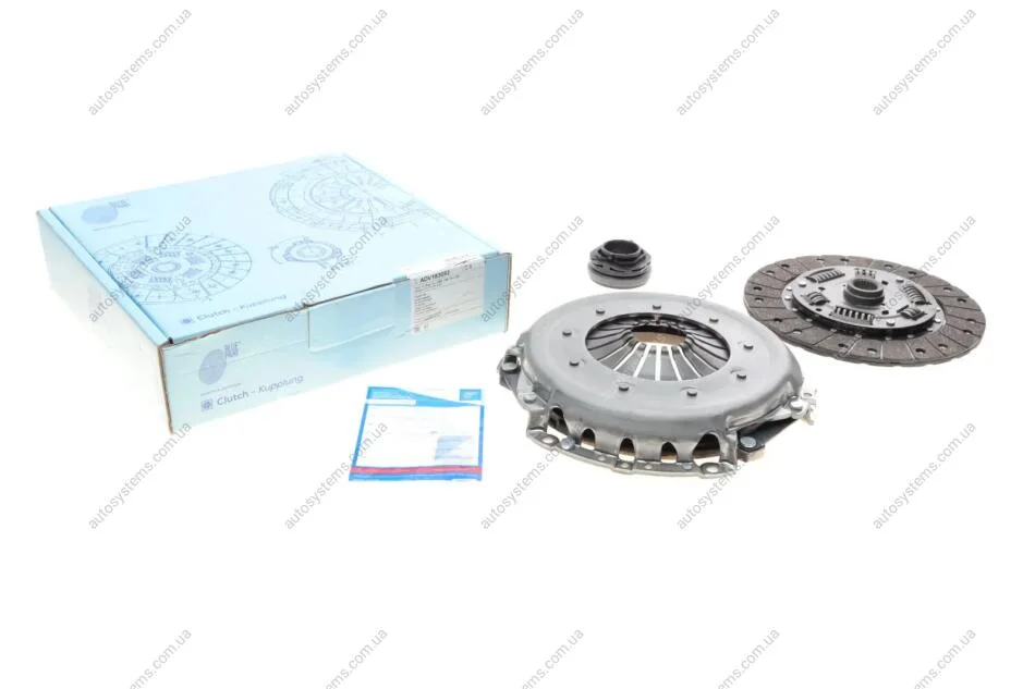 Комплект зчеплення Audi 100/A6 1.9 TDI 91-97 (d=228mm) (+вижимний) (66KW) Blue-print ADV183092 (фото 1)