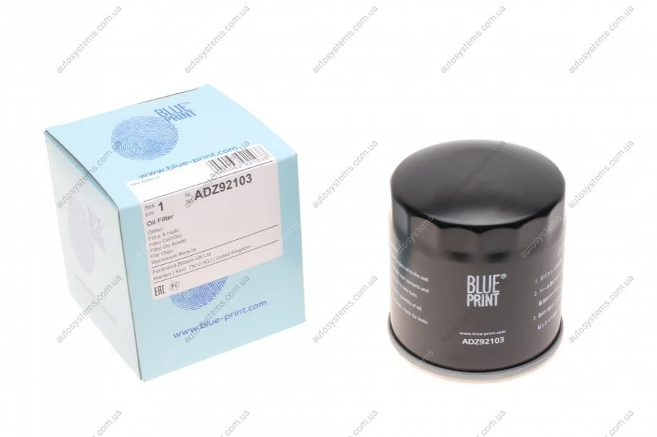 Фільтр масляний ЗАЗ Forza 1.5 13- Blue-print ADZ92103 (фото 1)