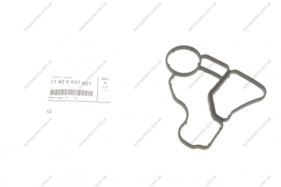 Прокладка корпуса фільтра оливного X5 (E70/F15)/X6 (E71/F16) 3.0-4.0i 06- N52/N55 BMW 11428637821 (фото 1)