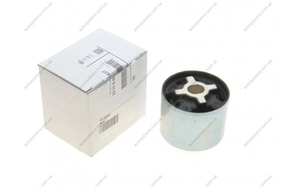 Сайлентблок балки (задньої) 3 (F30/F80/F31/F34/)/4 (F33/F83/F36/F32/F82) 11- BMW 33316880637 (фото 1)