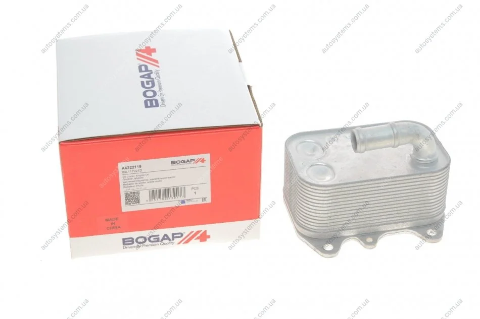 Радіатор масляний Audi A6 2.0 TDI 11- BOGAP A4222119 (фото 1)