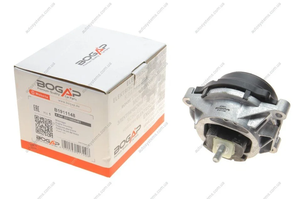 Опора двигуна BMW X3 (F25) 2.0D 10-17 N47 (L) BOGAP B1911148 (фото 1)