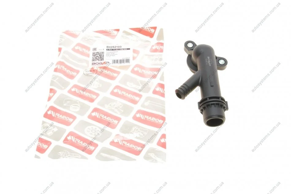 Фланець системи охолодження BMW 3 (E46) 1.6-1.8 i 98-06 M43 B16/M43 B19 BOGAP B4252103 (фото 1)