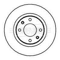Тормозной диск передний вентилируемый BORG & BECK BBD4245