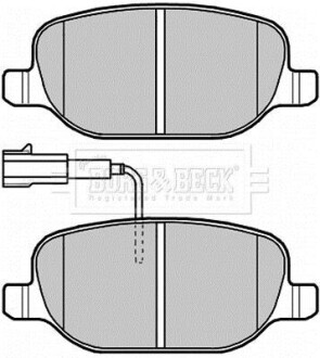 Тормозные колодки дисковые, комплект BORG & BECK BBP2279