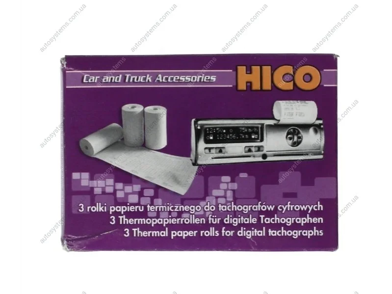 Диск тахографа (для ﻿цифрових тахографів; EEC) BORG-HICO WKR009 (фото 1)