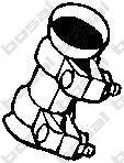Хомут вихлопної системи Ø 61 мм Довжина 95 мм BOSAL 265829