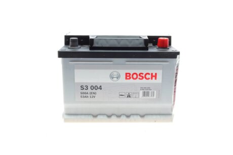 Акумуляторна батарея 53Ah/500A (242x175x175/+R/B13) BOSCH 0 092 S30 041