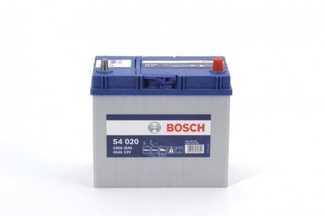 Акумуляторна батарея 45Ah/330A (238x129x227/+R/B00) Азія BOSCH 0 092 S40 200 (фото 1)