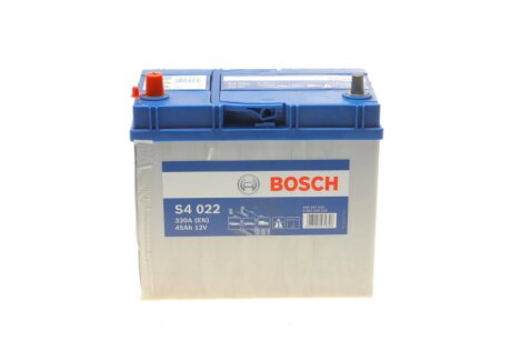 Акумуляторна батарея 45Ah/330A (238x129x227/+L/B00) S4 Азія BOSCH 0 092 S40 220