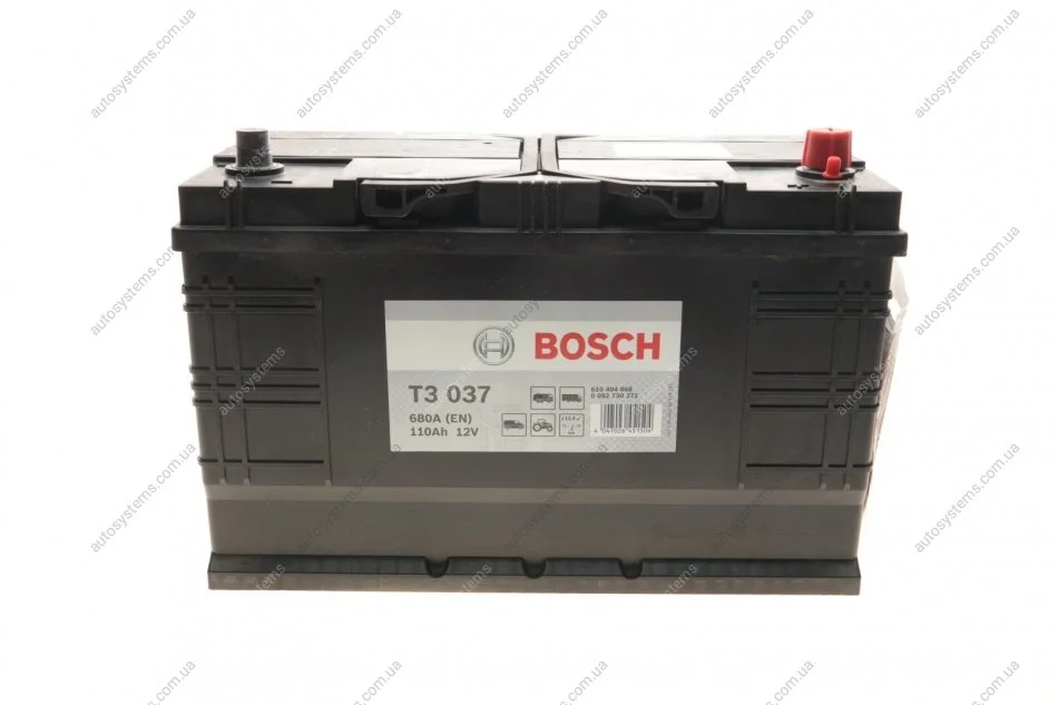 Акумуляторна батарея 110Ah/680A (346x173x236/+R/B01) BOSCH 0 092 T30 371 (фото 1)