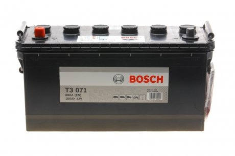 Акумуляторна батарея 100Ah/600A (412x174x219/+L/B00) Знято з постачання BOSCH 0 092 T30 710 (фото 1)