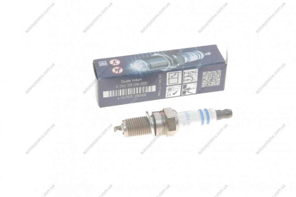 Свічка запалювання Opel Agila/Suzuki Swift IV 1.0-1.2 08- BOSCH 0 242 129 519 (фото 1)