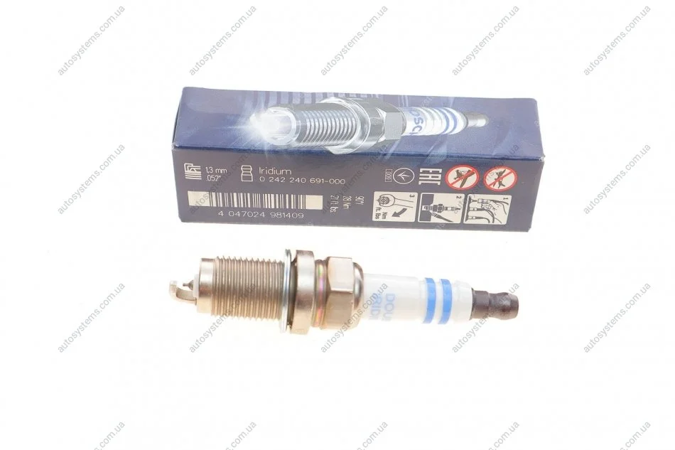 Свічка запалювання Honda City/Civic/CR-Z/Jazz 1.4-2.01- BOSCH 0 242 240 691 (фото 1)