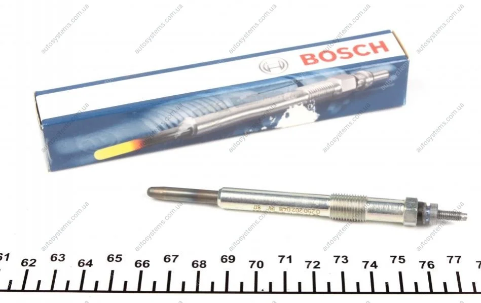 Свічки накалу/свічки нагріву BOSCH 0 250 202 048 (фото 1)
