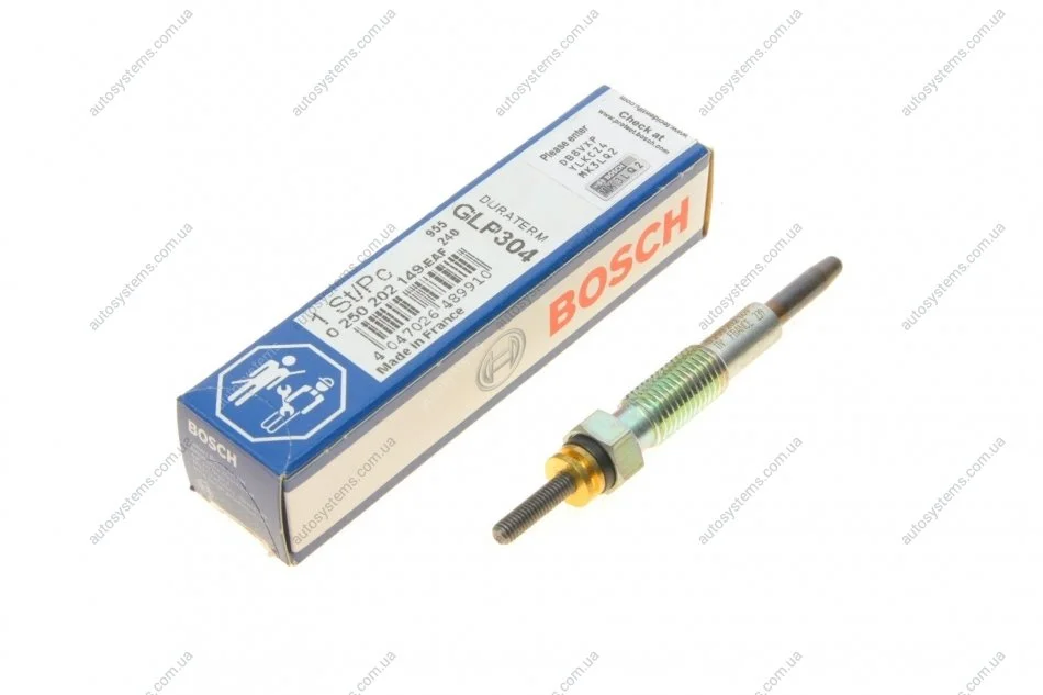 Свічки накалу/свічки нагріву BOSCH 0 250 202 149 (фото 1)