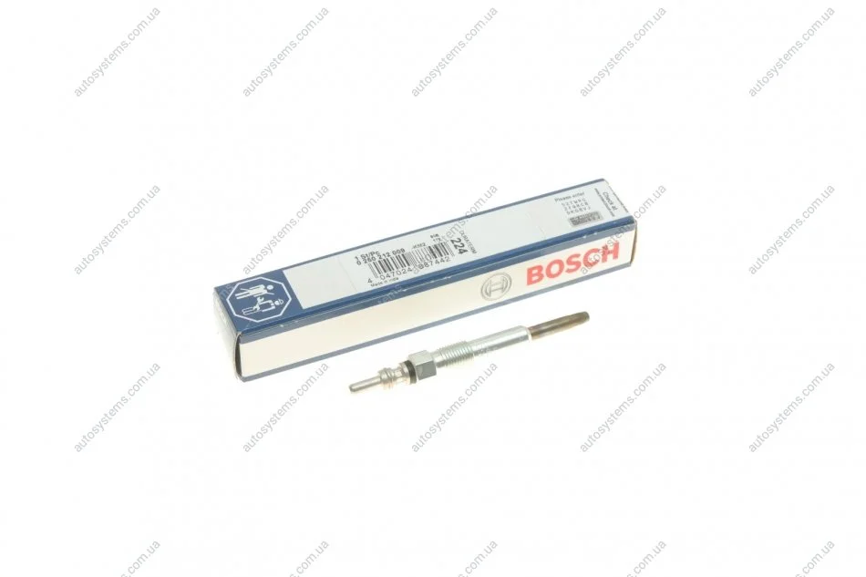 Свечи накаливания/свечи нагрева BOSCH 0 250 212 009 (фото 1)