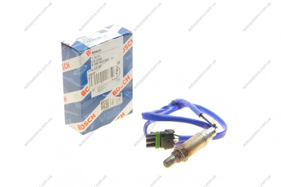 Лямбда зонд Opel Vectra/Kadett/Astra F 1.2-3.0 84-98 BOSCH 0 258 003 300 (фото 1)