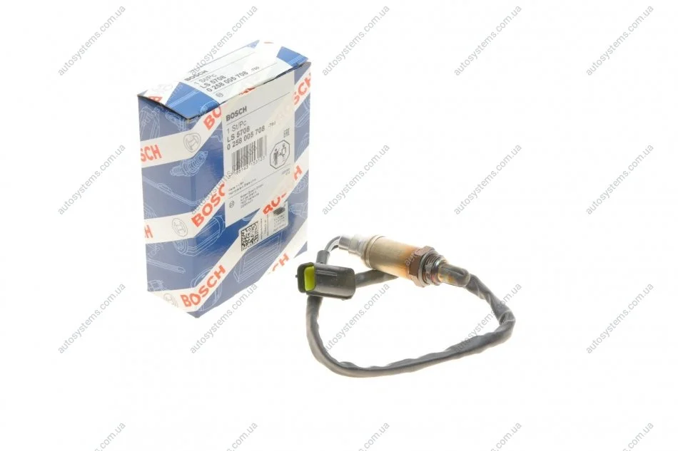 Лямбда зонд Mazda 626 IV 1.8/2.0 i/Ford Probe II 2.0 16V/2.5 V6 24V BOSCH 0 258 005 708 (фото 1)