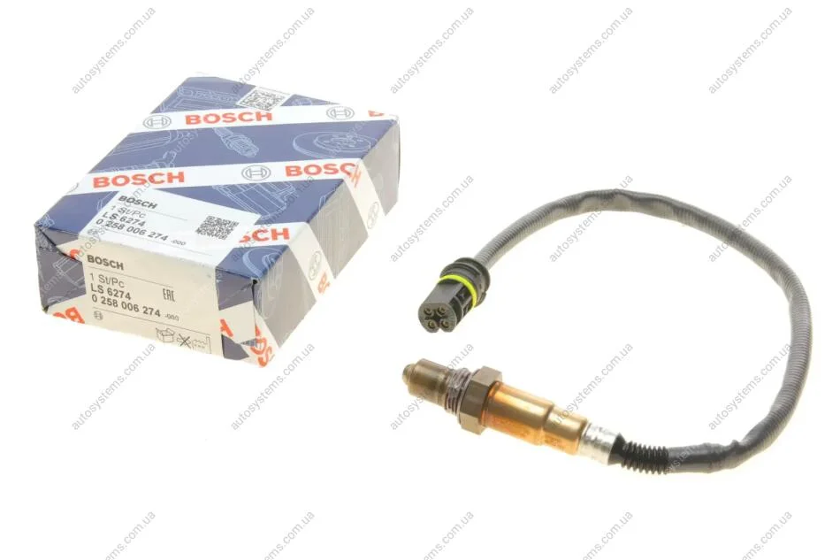 Лямбда зонд MB E-class (W210)/S-class (W220) (M112/M113) 96-03 BOSCH 0 258 006 274 (фото 1)