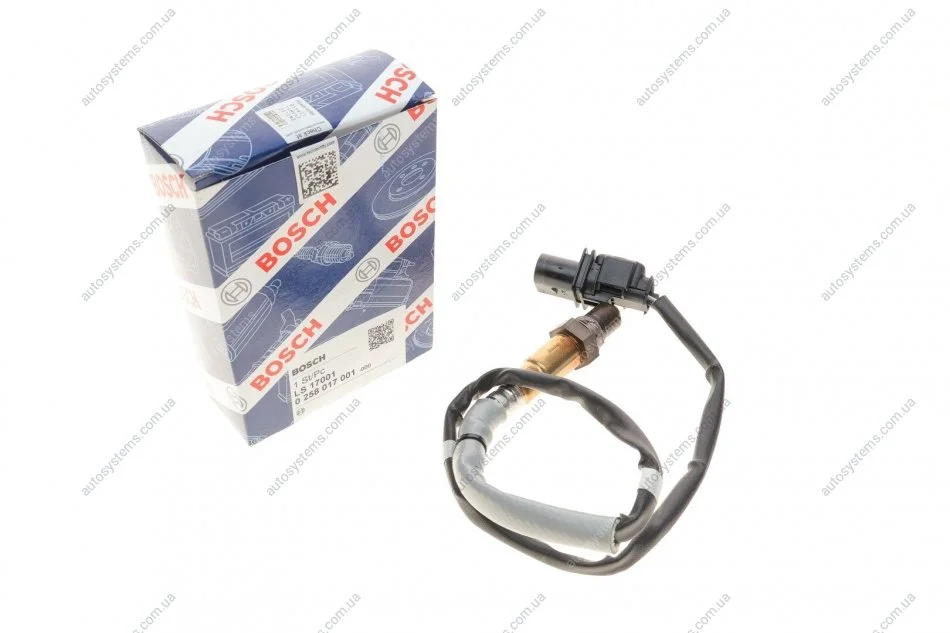 Лямбда зонд Hyundai i30/i40/ix35 1.6GDi 11-/Opel Vectra C 2.8 V6 05-08 BOSCH 0 258 017 001 (фото 1)