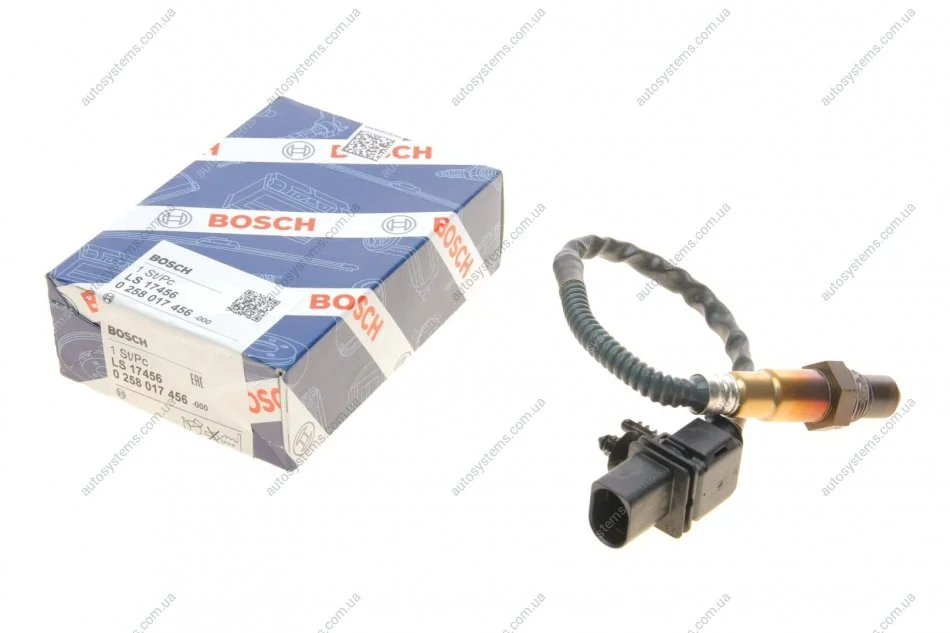 Лямбда зонд Volvo C70/S80II/V60 I/XC60 I/XC70II 10-16 BOSCH 0 258 017 456 (фото 1)