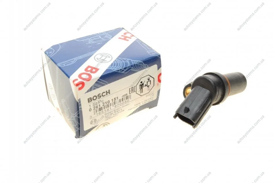 Датчик оборотов коленвала BOSCH 0 261 210 151 (фото 1)
