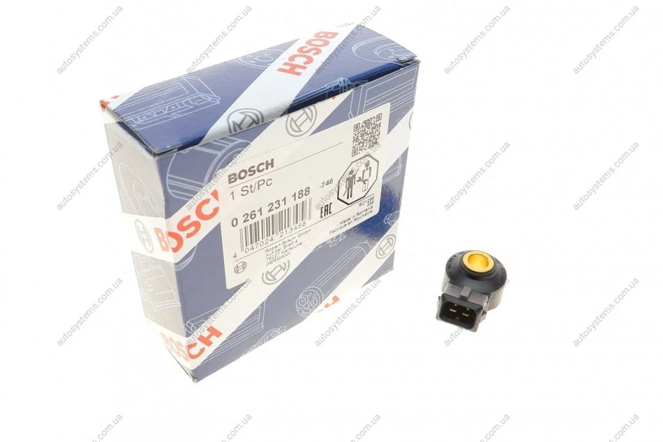 Датчик детонації BOSCH 0 261 231 188 (фото 1)