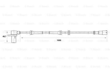 Датчик АБС BOSCH 0 265 006 414