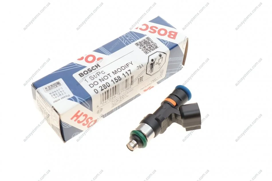 Форсунка бензинова BOSCH 0 280 158 117 (фото 1)