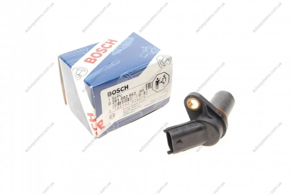 Датчик оборотов коленвала BOSCH 0 281 002 662 (фото 1)