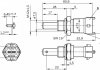 Датчик температуры. охлажд.жидкости BOSCH 0 281 002 704 (фото 13)
