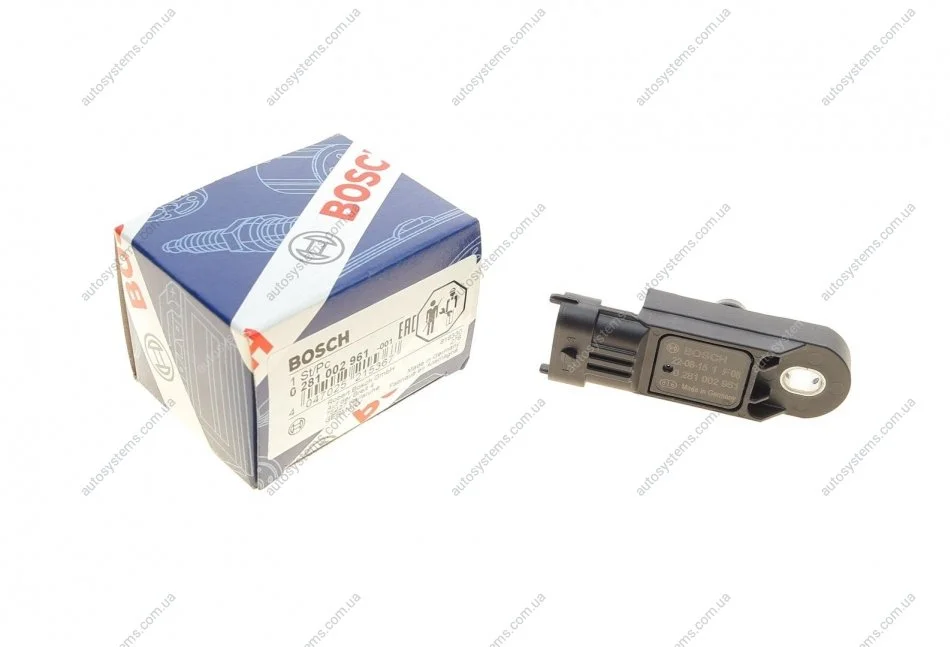 Датчик вакууму BOSCH 0 281 002 961 (фото 1)