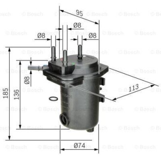 Топливный фильтр BOSCH 0 450 907 012